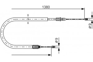 Bosch Ντίζα, Φρένο Ακινητοποίησης - 1 987 477 776