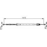 Bosch Ντίζα, Φρένο Ακινητοποίησης - 1 987 477 782