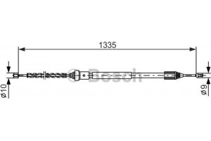 Bosch Ντίζα, Φρένο Ακινητοποίησης - 1 987 477 783