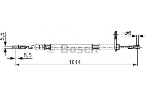 Bosch Ντίζα, Φρένο Ακινητοποίησης - 1 987 477 814