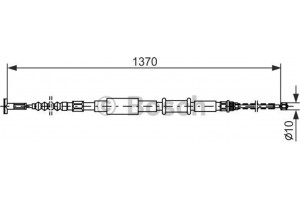 Bosch Ντίζα, Φρένο Ακινητοποίησης - 1 987 477 827