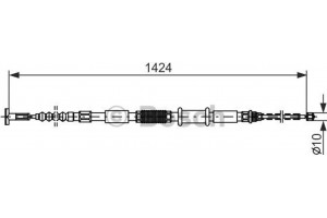 Bosch Ντίζα, Φρένο Ακινητοποίησης - 1 987 477 828