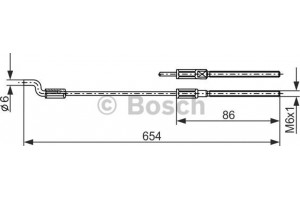 Bosch Ντίζα, Φρένο Ακινητοποίησης - 1 987 477 833