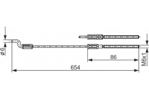 Bosch Ντίζα, Φρένο Ακινητοποίησης - 1 987 477 833
