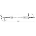 Bosch Ντίζα, Φρένο Ακινητοποίησης - 1 987 477 850