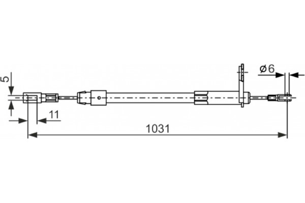 Bosch Ντίζα, Φρένο Ακινητοποίησης - 1 987 477 850