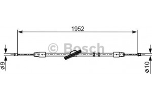 Bosch Ντίζα, Φρένο Ακινητοποίησης - 1 987 477 851