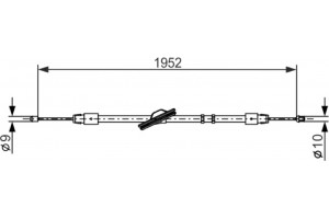 Bosch Ντίζα, Φρένο Ακινητοποίησης - 1 987 477 851