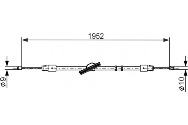 Bosch Ντίζα, Φρένο Ακινητοποίησης - 1 987 477 851