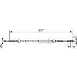 Bosch Ντίζα, Φρένο Ακινητοποίησης - 1 987 477 881