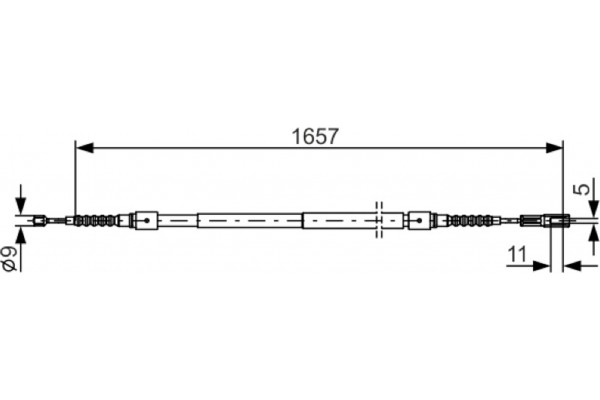 Bosch Ντίζα, Φρένο Ακινητοποίησης - 1 987 477 881