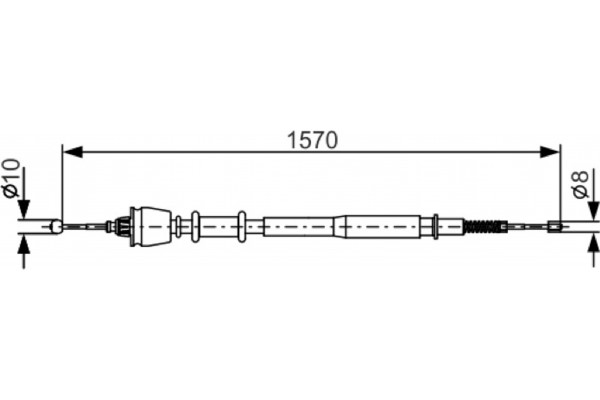 Bosch Ντίζα, Φρένο Ακινητοποίησης - 1 987 477 885