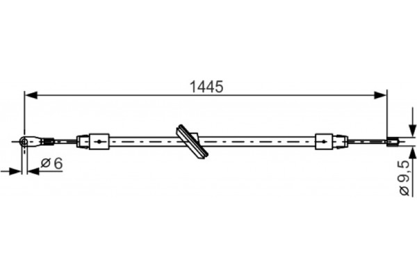 Bosch Ντίζα, Φρένο Ακινητοποίησης - 1 987 477 905