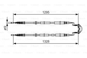 Bosch Ντίζα, Φρένο Ακινητοποίησης - 1 987 477 908
