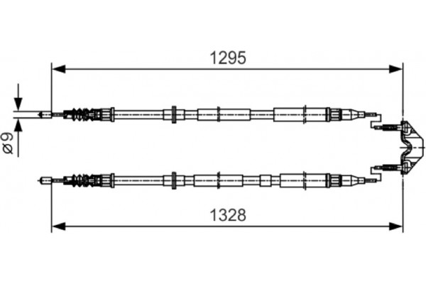 Bosch Ντίζα, Φρένο Ακινητοποίησης - 1 987 477 908