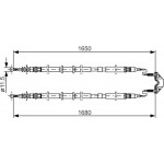 Bosch Ντίζα, Φρένο Ακινητοποίησης - 1 987 477 909