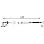 Bosch Ντίζα, Φρένο Ακινητοποίησης - 1 987 477 926 Bosch Ντίζα, Φρένο Ακινητοποίησης - 1 987 477 926