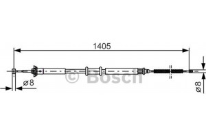 Bosch Ντίζα, Φρένο Ακινητοποίησης - 1 987 477 928