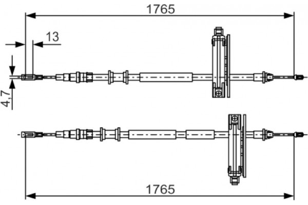 Bosch Ντίζα, Φρένο Ακινητοποίησης - 1 987 477 933
