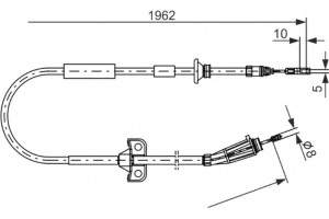 Bosch Ντίζα, Φρένο Ακινητοποίησης - 1 987 477 941