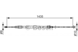 Bosch Ντίζα, Φρένο Ακινητοποίησης - 1 987 477 946