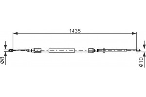 Bosch Ντίζα, Φρένο Ακινητοποίησης - 1 987 477 946