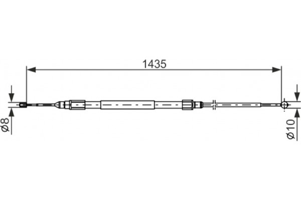 Bosch Ντίζα, Φρένο Ακινητοποίησης - 1 987 477 946