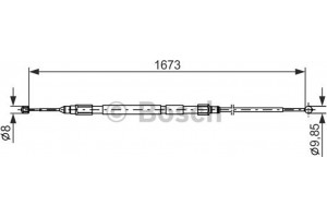 Bosch Ντίζα, Φρένο Ακινητοποίησης - 1 987 477 947