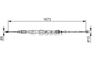 Bosch Ντίζα, Φρένο Ακινητοποίησης - 1 987 477 948