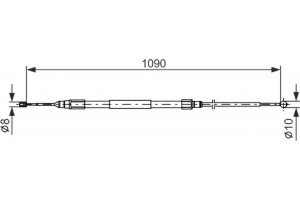 Bosch Ντίζα, Φρένο Ακινητοποίησης - 1 987 477 949