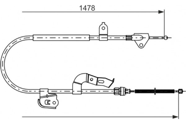 Bosch Ντίζα, Φρένο Ακινητοποίησης - 1 987 477 951