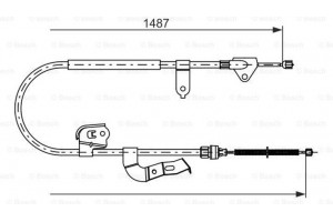 Bosch Ντίζα, Φρένο Ακινητοποίησης - 1 987 477 952