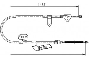 Bosch Ντίζα, Φρένο Ακινητοποίησης - 1 987 477 952