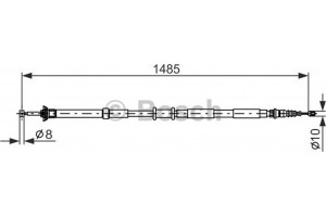 Bosch Ντίζα, Φρένο Ακινητοποίησης - 1 987 477 971