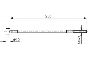 Bosch Ντίζα, Φρένο Ακινητοποίησης - 1 987 477 979