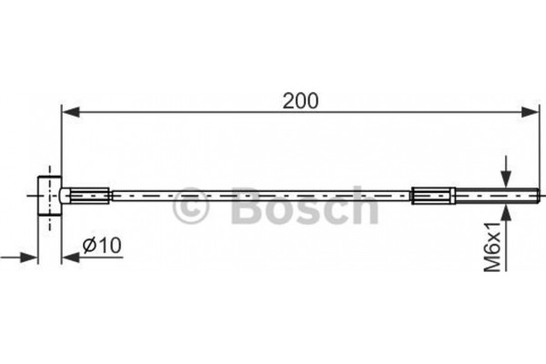 Bosch Ντίζα, Φρένο Ακινητοποίησης - 1 987 477 979