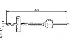 Bosch Ντίζα, Φρένο Ακινητοποίησης - 1 987 477 990