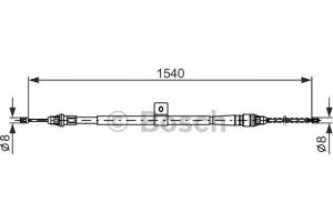 Bosch Ντίζα, Φρένο Ακινητοποίησης - 1 987 477 992