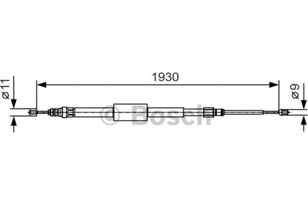 Bosch Ντίζα, Φρένο Ακινητοποίησης - 1 987 482 011