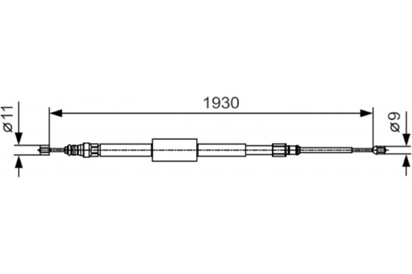 Bosch Ντίζα, Φρένο Ακινητοποίησης - 1 987 482 011
