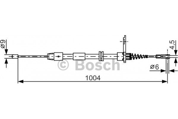 Bosch Ντίζα, Φρένο Ακινητοποίησης - 1 987 482 023