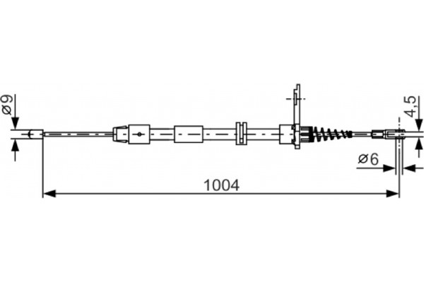 Bosch Ντίζα, Φρένο Ακινητοποίησης - 1 987 482 023
