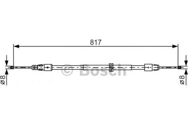 Bosch Ντίζα, Φρένο Ακινητοποίησης - 1 987 482 024