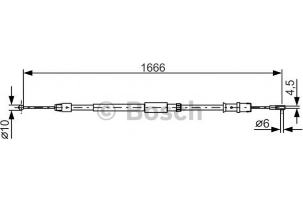 Bosch Ντίζα, Φρένο Ακινητοποίησης - 1 987 482 032