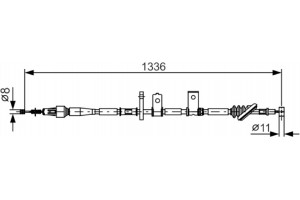 Bosch Ντίζα, Φρένο Ακινητοποίησης - 1 987 482 091