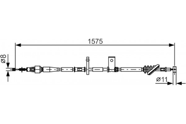 Bosch Ντίζα, Φρένο Ακινητοποίησης - 1 987 482 095