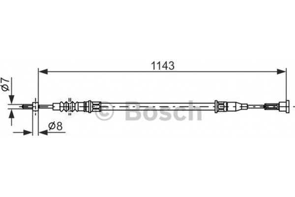 Bosch Ντίζα, Φρένο Ακινητοποίησης - 1 987 482 139