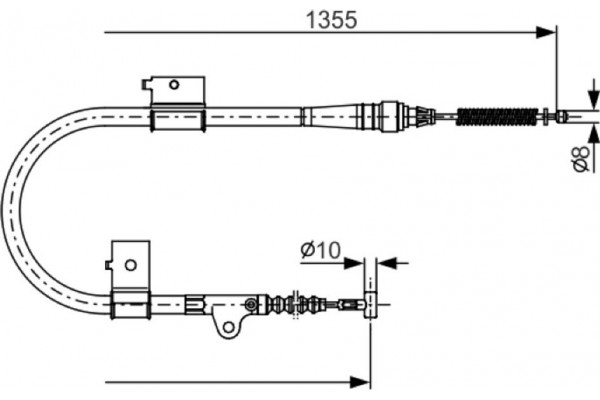Bosch Ντίζα, Φρένο Ακινητοποίησης - 1 987 482 152