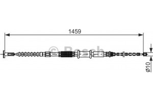 Bosch Ντίζα, Φρένο Ακινητοποίησης - 1 987 482 180
