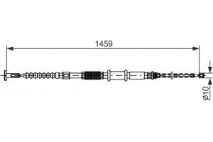 Bosch Ντίζα, Φρένο Ακινητοποίησης - 1 987 482 180